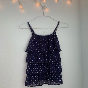Kids polka dot tank